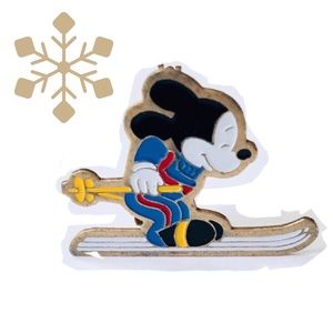 2 for $10: Vintage Disney Mickey Mouse Skiing Pin